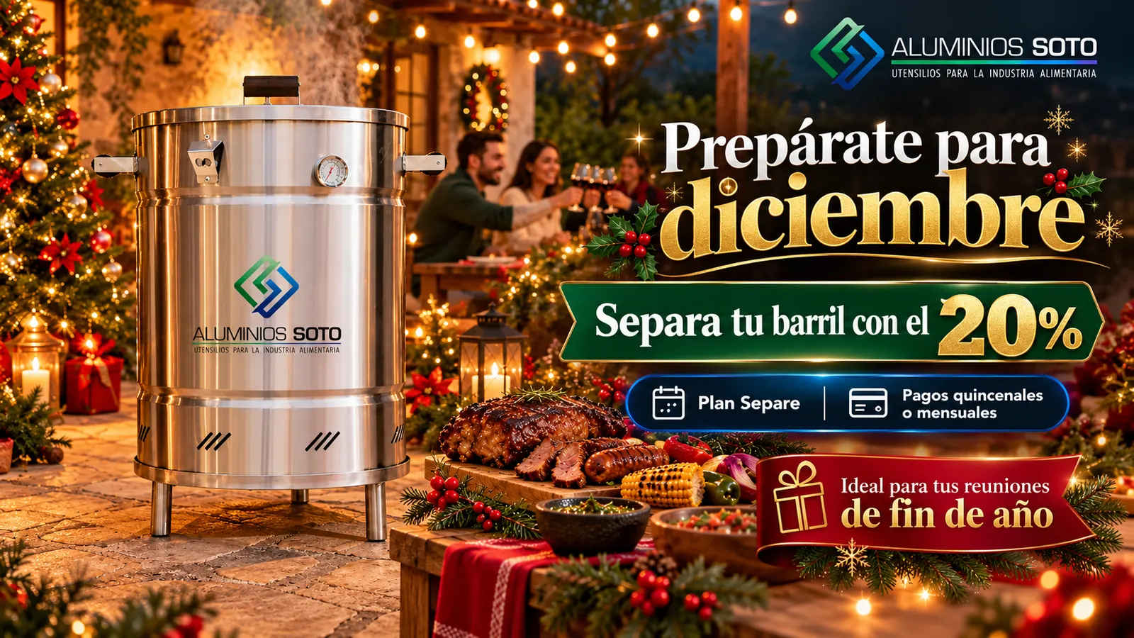Campaña decembrina Aluminios Soto 1